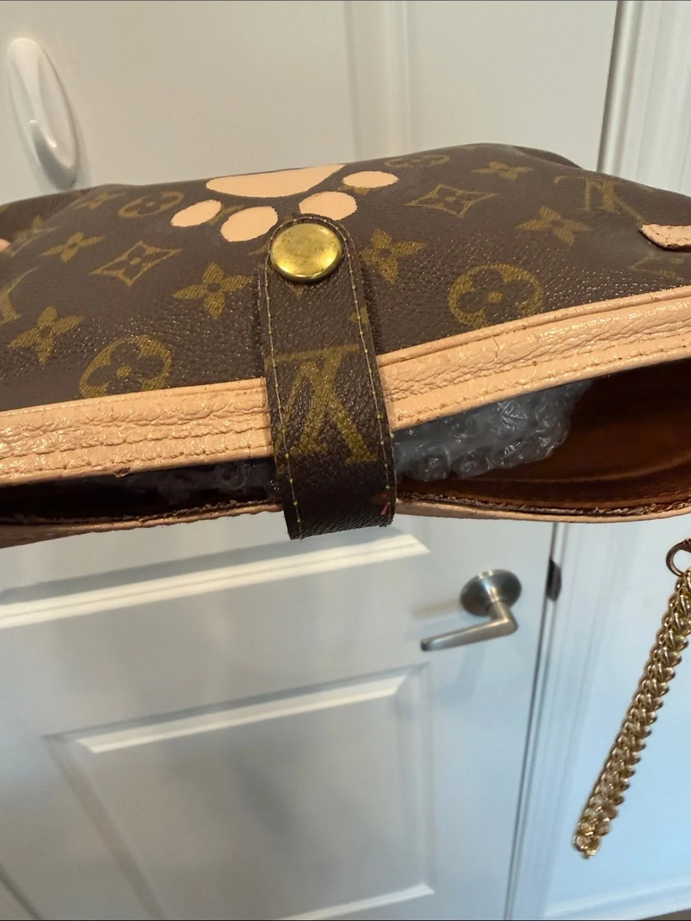 Louis Vuitton Customized Monogram Clutch